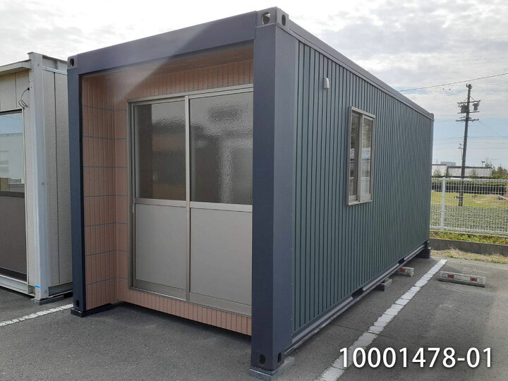 楽天市場】【10001478-01】【中古】20ft改造コンテナ 4.5坪 8.9帖 14.7 
