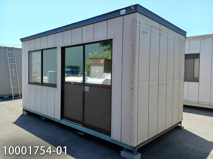 楽天市場】【10001754-01】【中古】4.5m ユニットハウス 3.1坪 6.1帖 