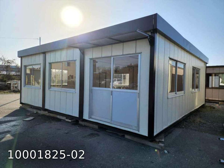 楽天市場】【10001825-02】【中古】中古ユニットハウス 7.2m 3連棟 
