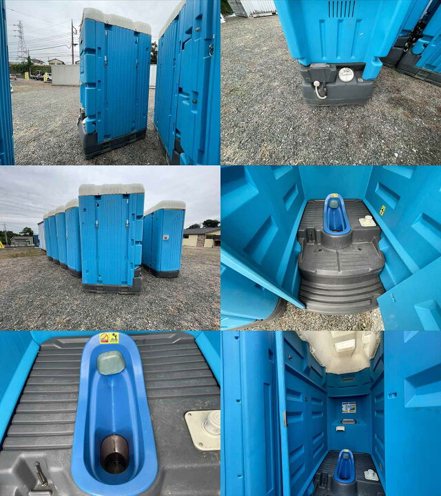 楽天市場】【10002134-22】【中古】仮設トイレ 和式タイプ 1.5m 0.4坪 