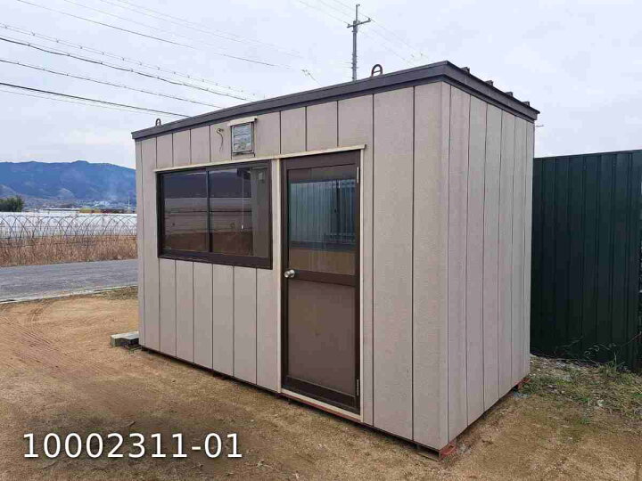 楽天市場】【10002311-01】【中古】3.6m ユニットハウス 2坪 4帖 6.6 