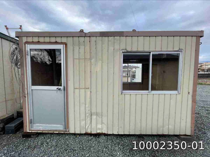 楽天市場】【10002350-01】【中古】3.7m ユニットハウス 2.2坪 4.4帖 