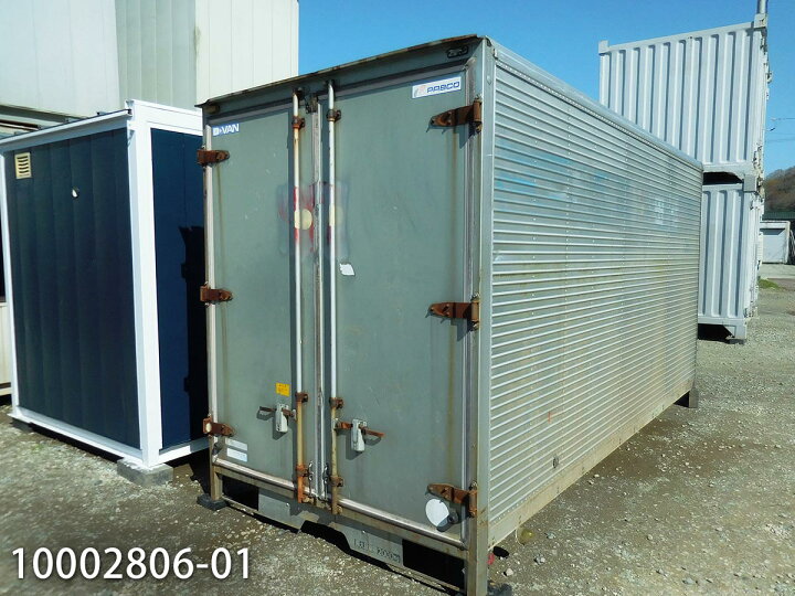楽天市場】【10002806-01】【中古】4.4mトラックコンテナ 2.5坪 5帖 