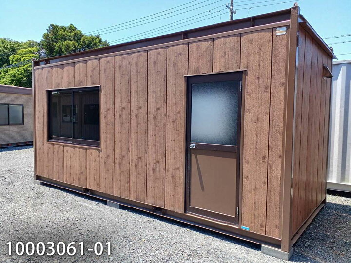 楽天市場】【10003061-01】【中古】5.4mユニットハウス 3.8坪 7.6帖 