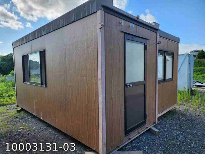 楽天市場】【中古】 3.8m 組立式 ユニットハウス 5.5坪 10.9畳 18平米 