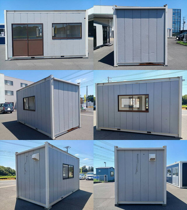 楽天市場】【10003320-01】【中古】4.6mユニットハウス 3.3坪 6.7帖 11 