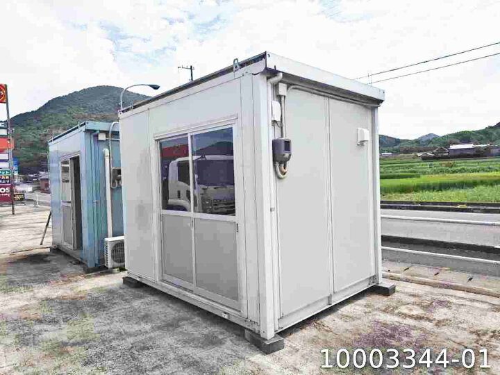 楽天市場】【10003344-01】【中古】3.2m ユニットハウス 2.3坪 4.5帖 