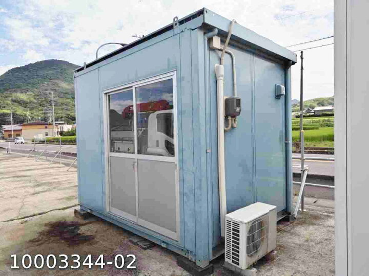 楽天市場】【10003344-02】【中古】3.2m ユニットハウス 2.3坪 4.5帖 