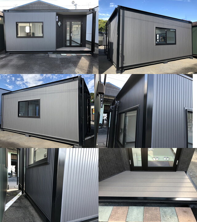 楽天市場】【中古】 未使用 5.6m 2連棟 ユニットハウス 7.9坪 15.8畳 
