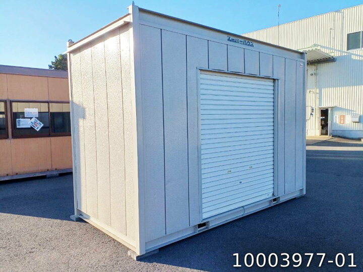 楽天市場】【中古】 3.6m 2坪 シャッター付 ユニットハウス 4.1畳 6.8 