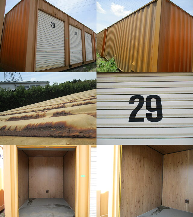 楽天市場】【中古】 20ft コンテナ 3シャッター 4.4坪 8.9畳 14.7平米 