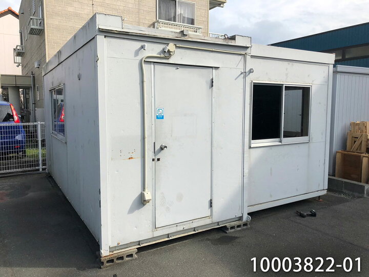 楽天市場】【中古】 4.7m 折畳み式ユニットハウス 5.5坪 10.9畳 18平米 