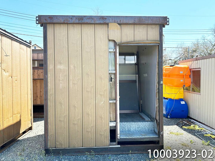 楽天市場】【中古】2.4m ユニットハウス 1.3坪 2.6畳 4.2平米 中古 