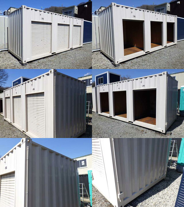 楽天市場】【中古】 20ft コンテナ 3シャッター 4.4坪 8.9畳 14.7平米 