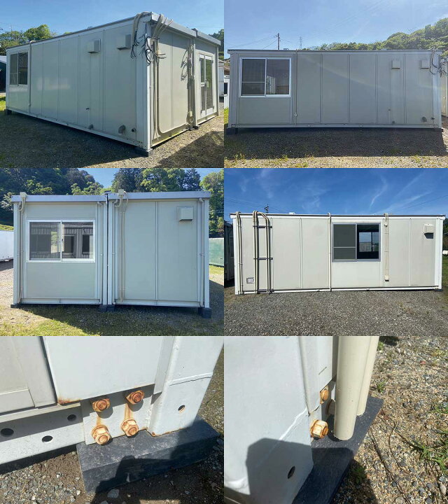 楽天市場】【中古】 7.2m トイレ・キッチン付 2連棟 ユニットハウス 
