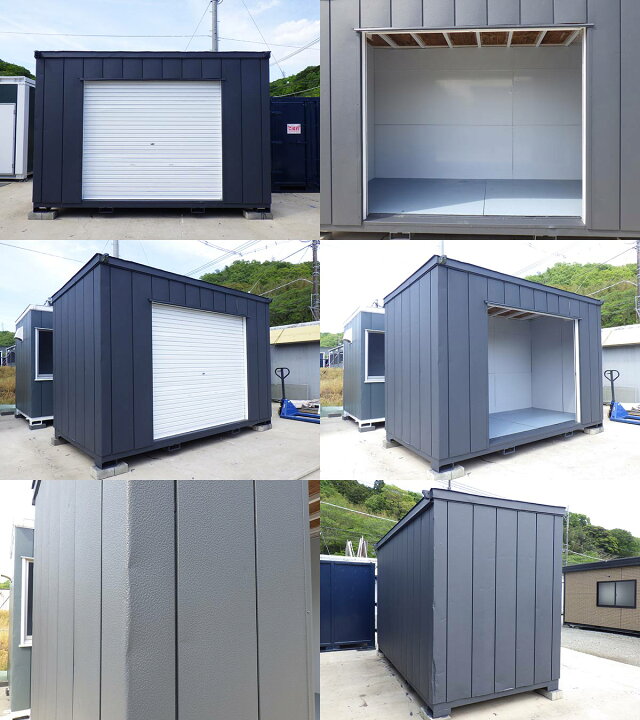 楽天市場】【中古】3.6m ユニットハウス シャッター付 2坪 4畳 6.6平米 
