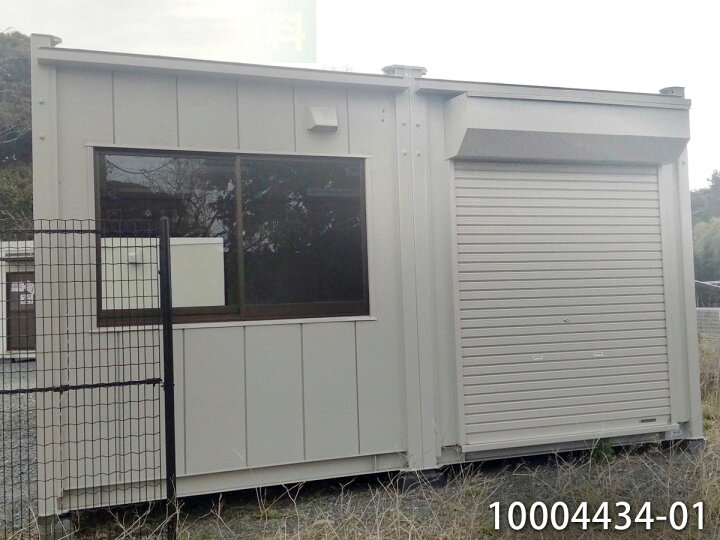 楽天市場】【中古】5.6m 2連棟 ユニットハウス シャッター付き 7.9坪 