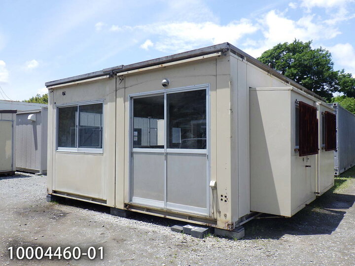 楽天市場】【中古】7.2m 2連棟 キッチン付 ユニットハウス 10.5坪 21畳 