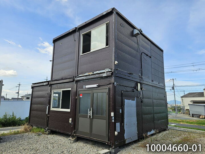 楽天市場】【中古】5.7m 3連棟＋2連棟 内階段 2階建てユニットハウス 
