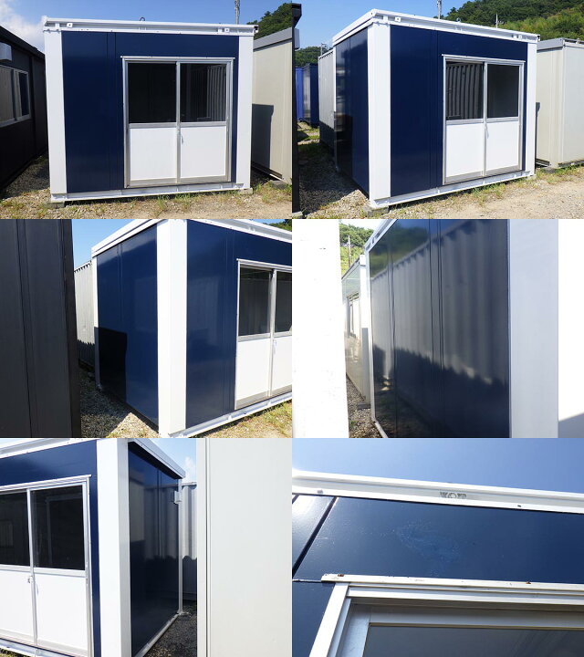 楽天市場】【中古】 3.2m ユニットハウス 2.3坪 4.6畳 7.6平米 中古 
