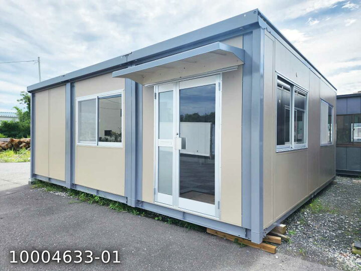 楽天市場】【中古】5.7m 3連棟 ユニットハウス 12.2坪 24.3畳 40.2平米 