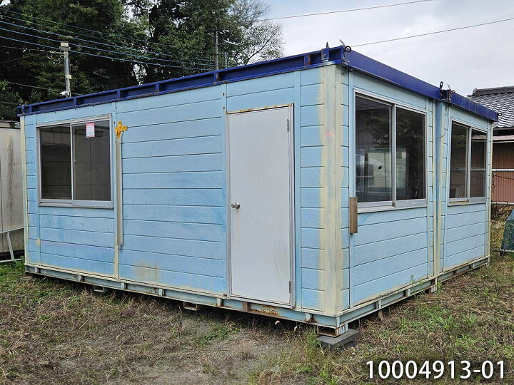 楽天市場】【中古】ナガワ 5.4m 2連棟 ユニットハウス 7.9坪 15.7畳 