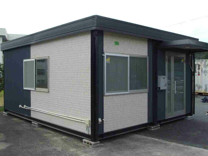 楽天市場】【中古】ナガワ 5.6m 2連棟 トイレ・キッチン付ユニット 