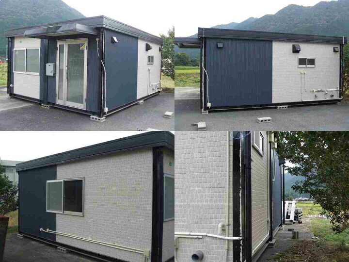 楽天市場】【中古】ナガワ 5.6m 2連棟 トイレ・キッチン付ユニット 