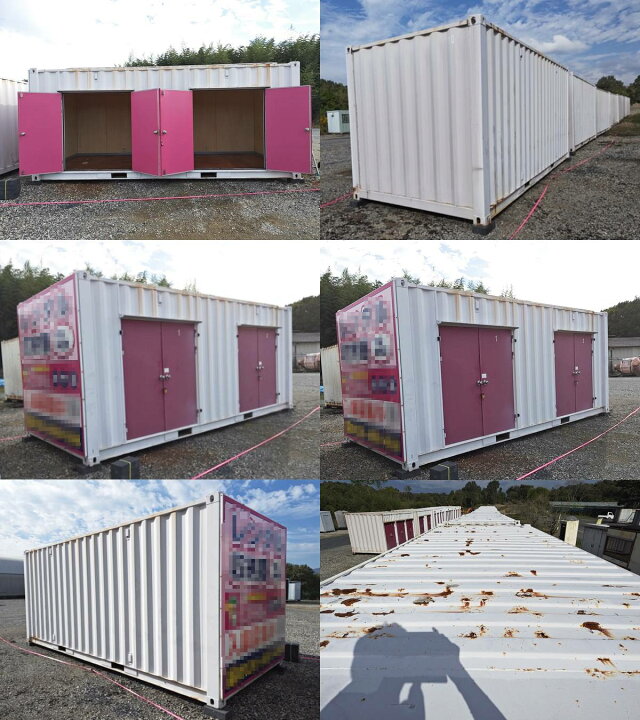 楽天市場】【中古】20ft 2ドア コンテナ 4.4坪 8.9畳 14.7平米 屋外 
