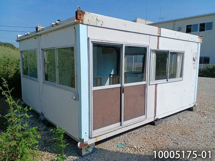 楽天市場】【中古】4.8m 2連棟 ユニットハウス 5.9坪 11.9畳 19.7平米 