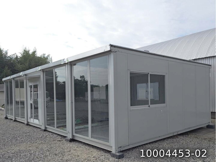 楽天市場】【中古】三協フロンテア 5.7m 5連棟ユニットハウス 20.3坪 