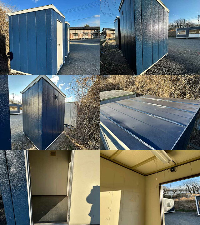 楽天市場】【中古】1.8m ユニットハウス 1坪 2畳 3.4平米 タイニー 
