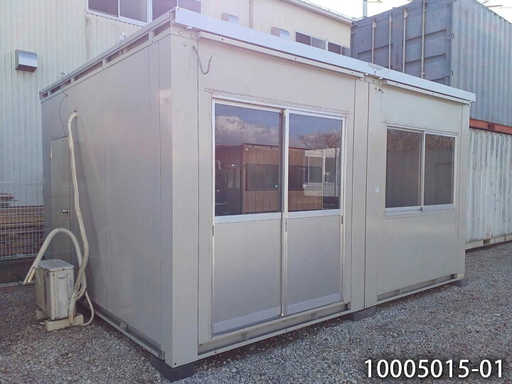 楽天市場】【中古】4.8m 2連棟 ユニットハウス 5.4坪 10.7畳 17.8平米 