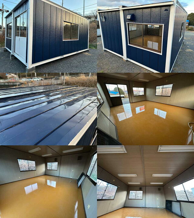 楽天市場】【中古】5.6m 2連棟 ユニットハウス 7.9坪 15.8畳 26.1平米 