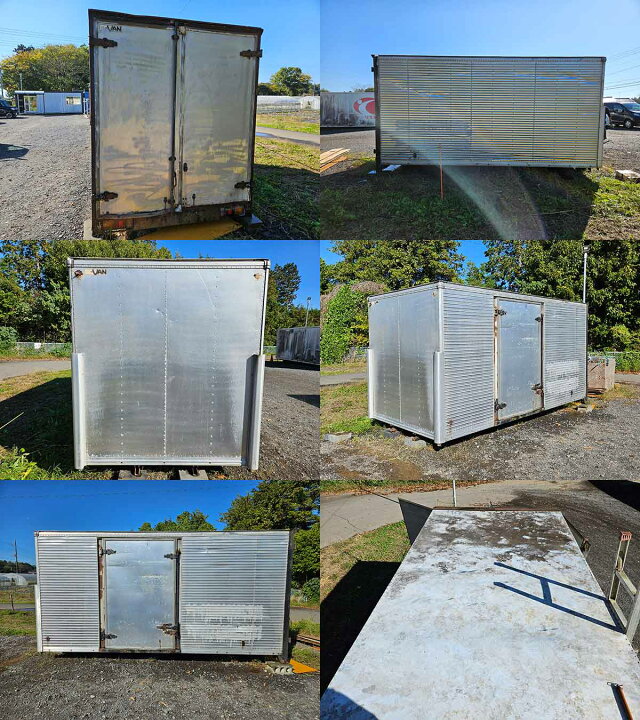 楽天市場】【中古】4.4m アルミトラックコンテナ 2.6坪 5.2帖 8.6平米 