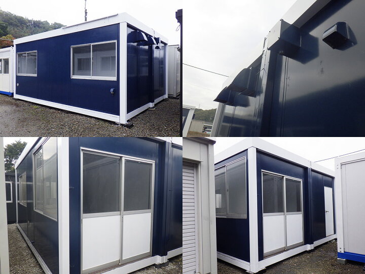 楽天市場】【中古】三協フロンテア 5.8m 2連棟 ユニットハウス 8.2坪 