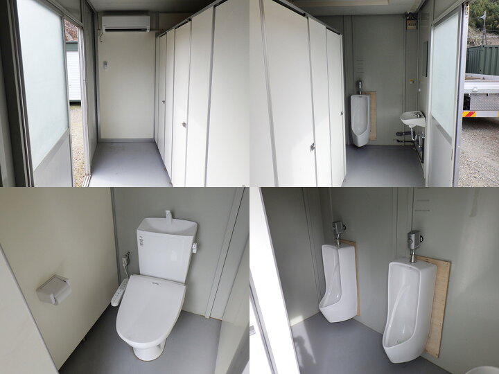 楽天市場】【中古】三協フロンテア 5.4m トイレハウス 3.9坪 7.8畳 13 
