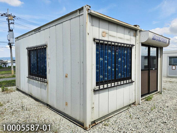 楽天市場】【中古】ナガワ 5.6m 2連棟 ユニットハウス 7.9坪 15.8畳 