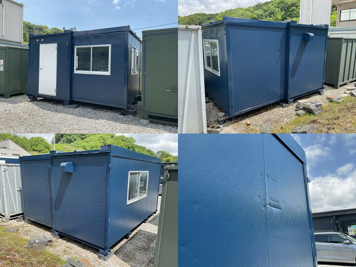 楽天市場】【中古】4.7m 折り畳み式ユニットハウス 5.5坪 10.9畳 18.1 