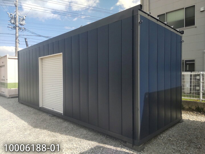 楽天市場】【中古】7.3m シャッター付ユニットハウス 5.1坪 10.3畳 17 