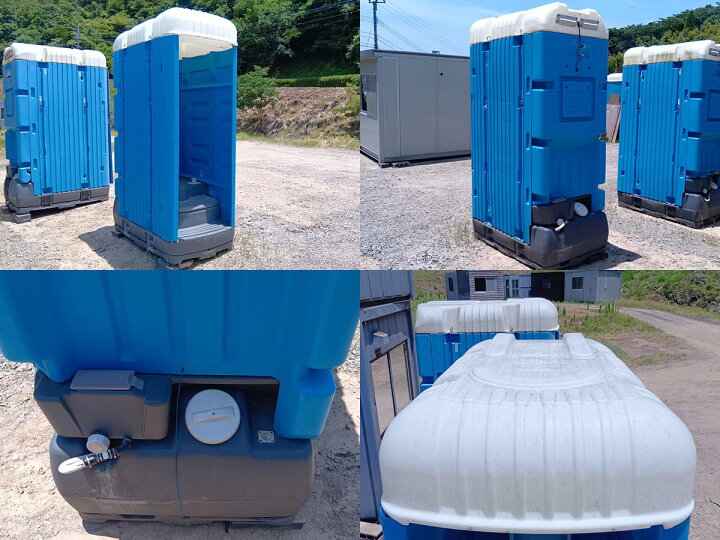 楽天市場】【中古】1.6m 仮設トイレ 小便器タイプ 汲取り式 0.4坪 0.8 