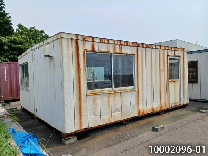 楽天市場】【中古】 5.4m 2連棟 ユニットハウス 8.3坪 16.6畳 27.4平米 