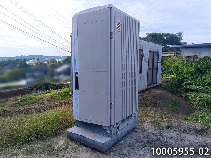 楽天市場】【中古】1.6m 仮設トイレ 和式タイプ 水洗式 0.4坪 0.8畳 