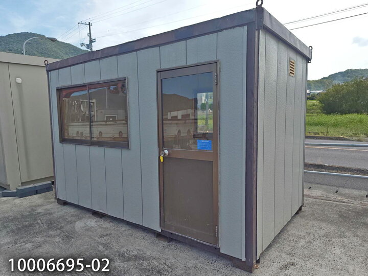 楽天市場】【中古】3.7m ユニットハウス 2.2坪 4.5畳 7.4平米 休憩所 