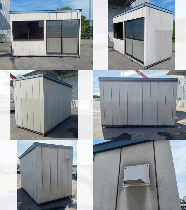 楽天市場】【中古】3.6m ユニットハウス 2坪 4畳 6.6平米 スーパー 