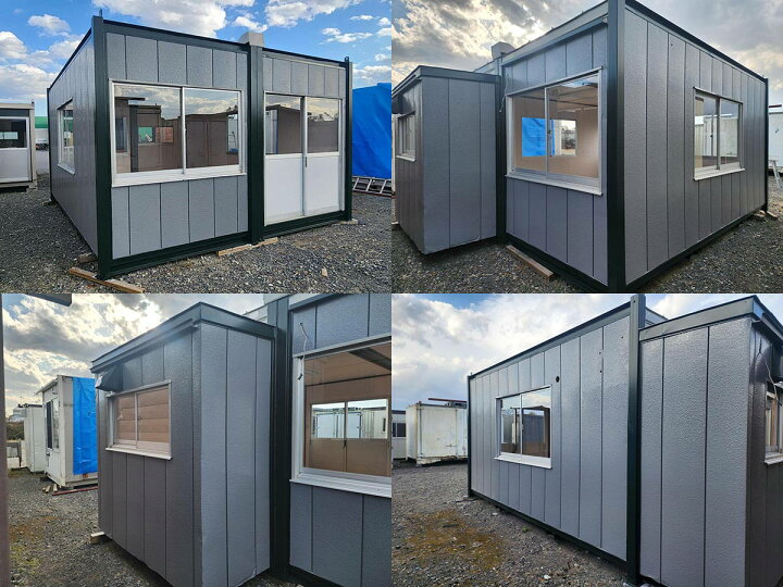 楽天市場】【中古】4.6m 2連棟 ユニットハウス 5.8坪 11.7畳 19.3平米 