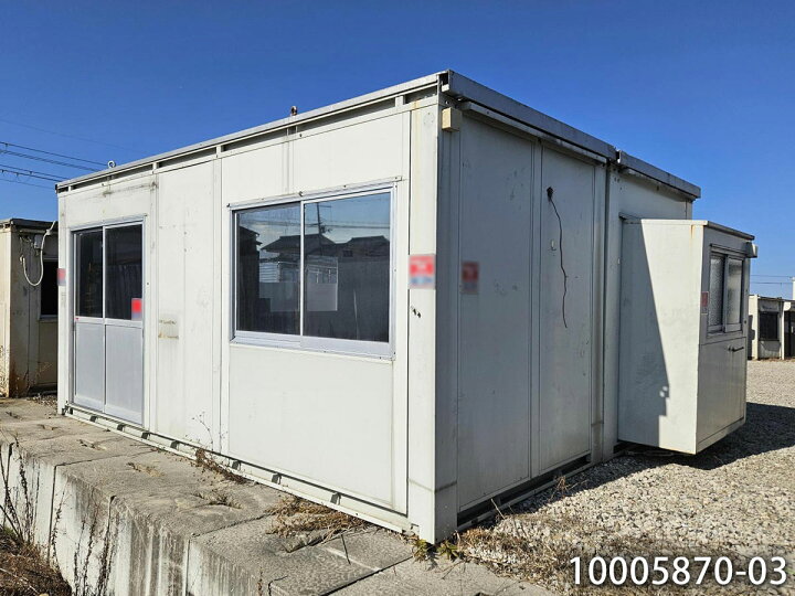 楽天市場】【中古】キッチン付き 5.4m 2連棟 ユニットハウス 7.8坪 