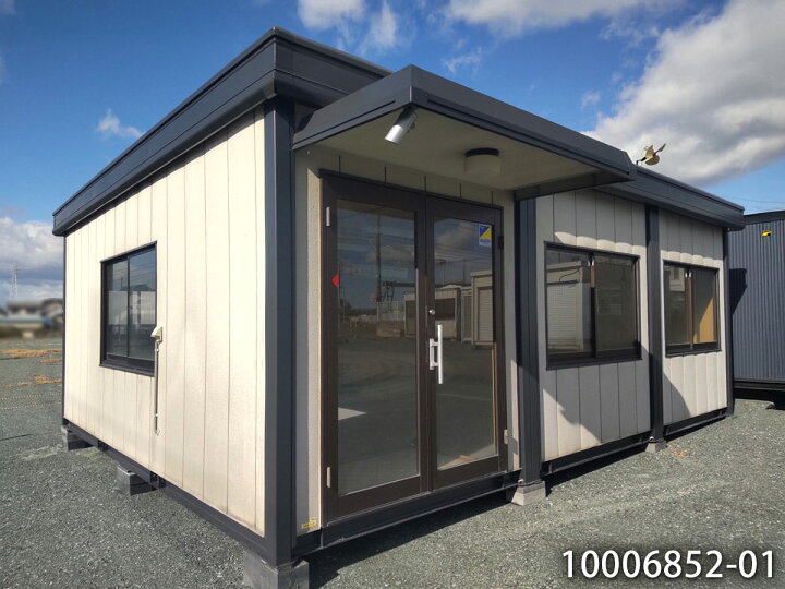 楽天市場】【中古】5.6m 3連棟 ユニットハウス 11.8坪 23.7畳 39.1平米 