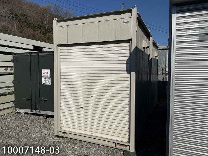 楽天市場】【中古】ナガワ 1.9m シャッターコンテナ 1坪 2.1畳 3.4平米 
