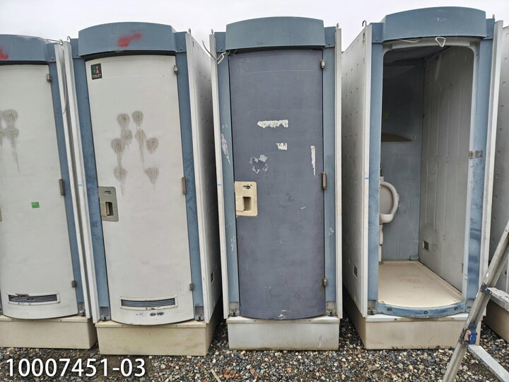 楽天市場】【中古】仮設トイレ 水洗式 和式 床下排水 0.3坪 0.6畳 1 
